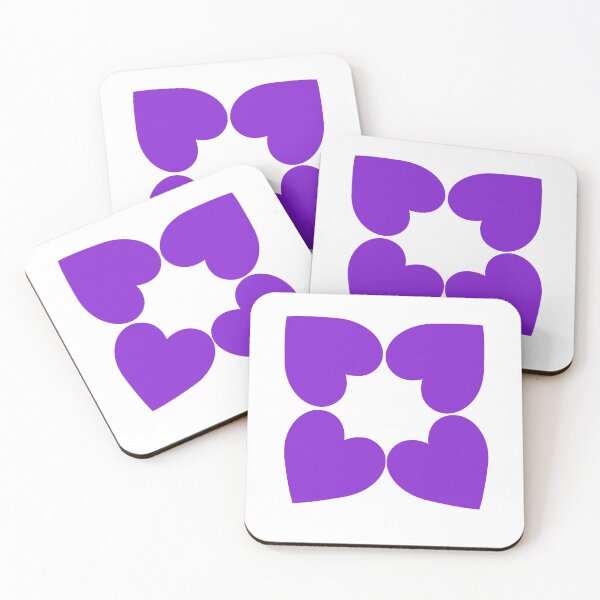 Item preview, Purple Hearts (Gift Heart Designs) designed and sold by LEOEXPRESS.