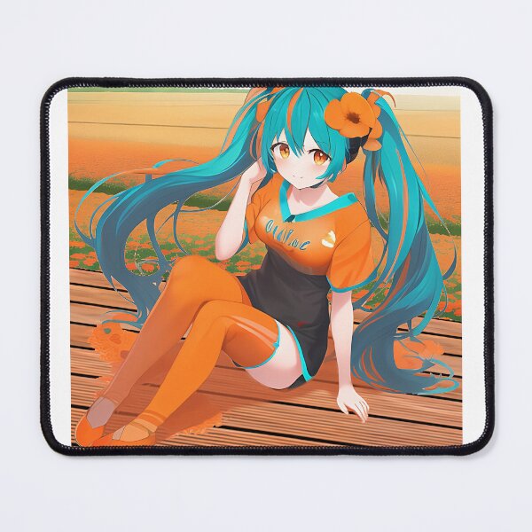 Item preview, Orange themed Hatsune Miku designed and sold by Amulet05.