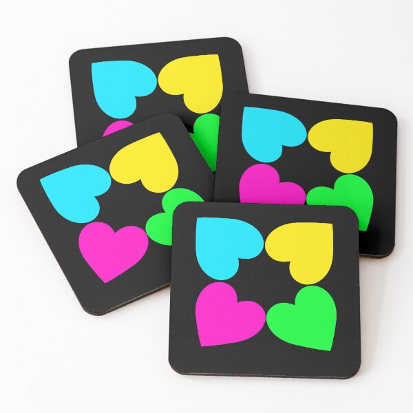 Item preview, Colorful Hearts (Gift Heart Designs) designed and sold by LEOEXPRESS.