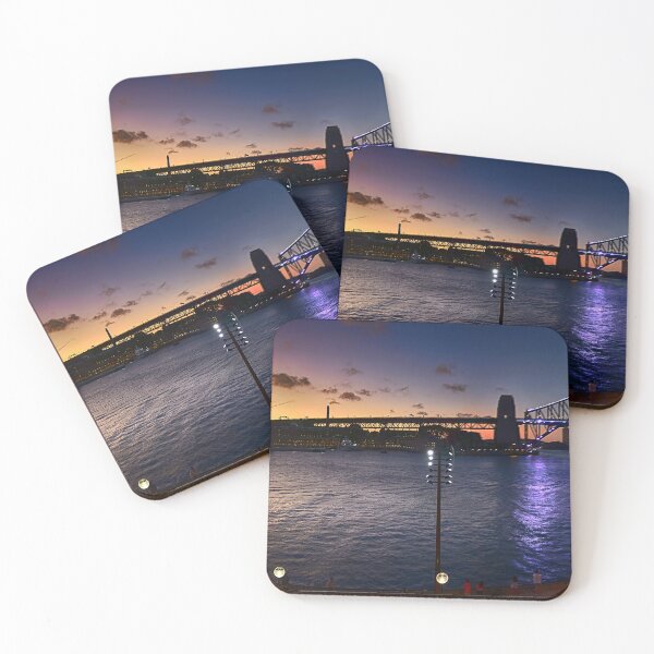 Item preview, Circular Quay purple sunset panorama designed and sold by andreisky.