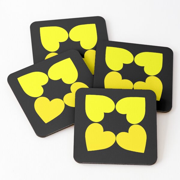 Item preview, Yellow Hearts (Gift Heart Designs) designed and sold by LEOEXPRESS.