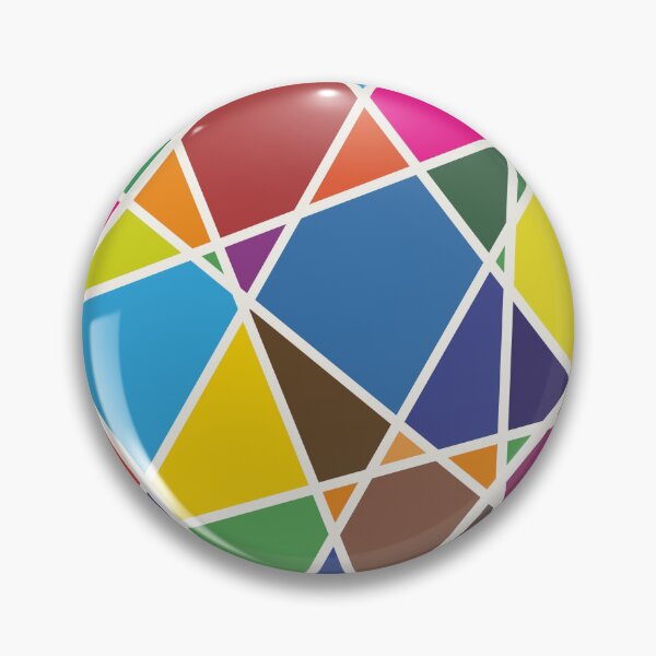 Item preview, Abstract multicolor geometric triangles designed and sold by cutecrazytshirt.