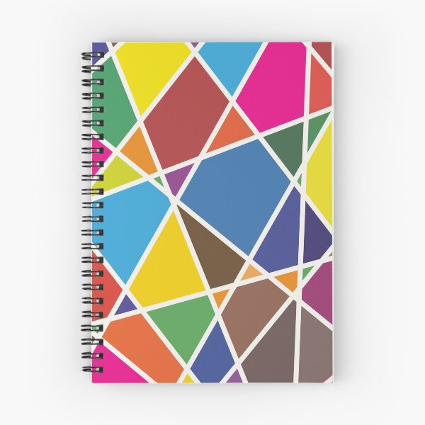 Item preview, Abstract multicolor geometric triangles designed and sold by cutecrazytshirt.