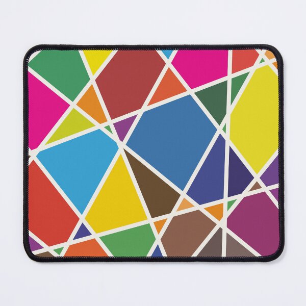 Item preview, Abstract multicolor geometric triangles designed and sold by cutecrazytshirt.