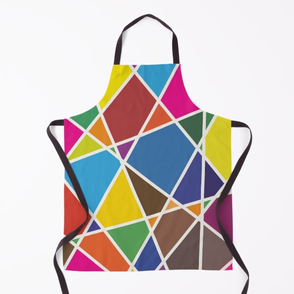 Item preview, Abstract multicolor geometric triangles designed and sold by cutecrazytshirt.