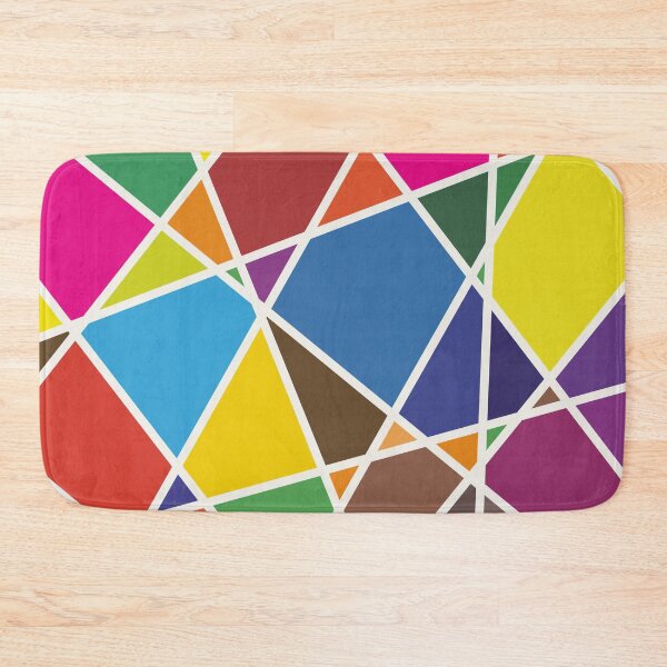 Item preview, Abstract multicolor geometric triangles designed and sold by cutecrazytshirt.