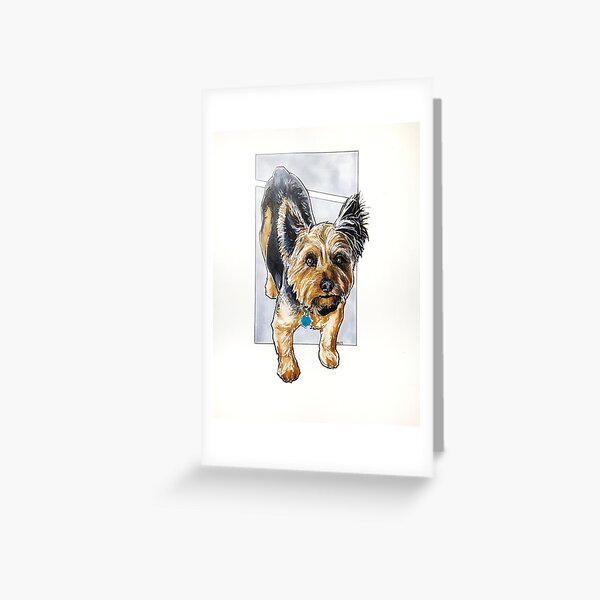 Custom Pet Portraits  Greeting Card