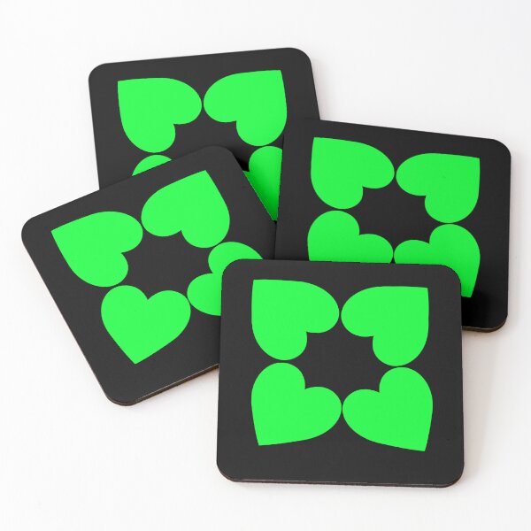 Item preview, Green Hearts (Gift Heart Designs) designed and sold by LEOEXPRESS.