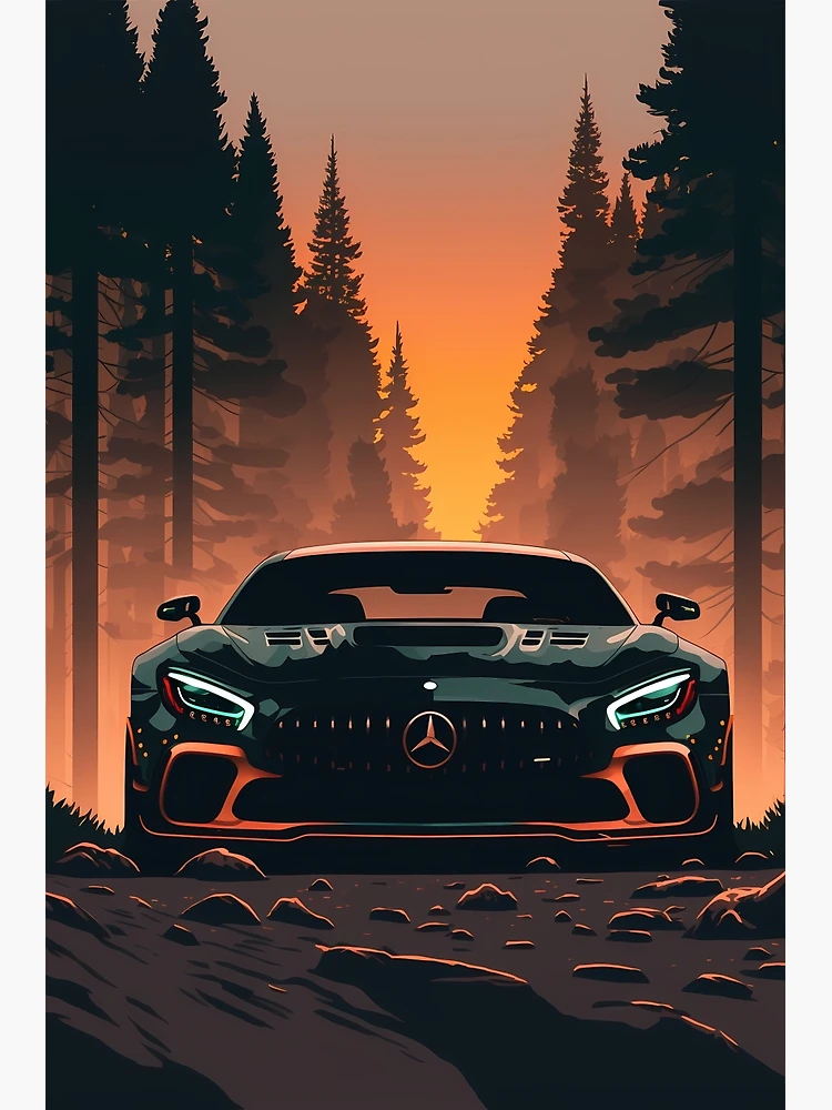 Mercedes Benz AMG GT-R  Poster for Sale by autpicasso