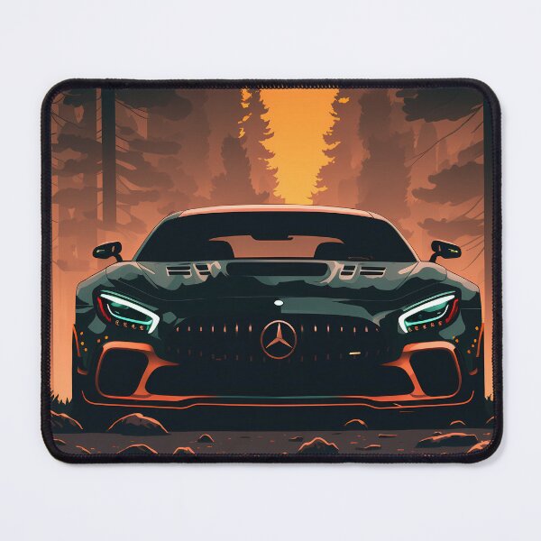 Poster per auto con Mercedes AMG GTR, 50 x 70 cm : : Casa