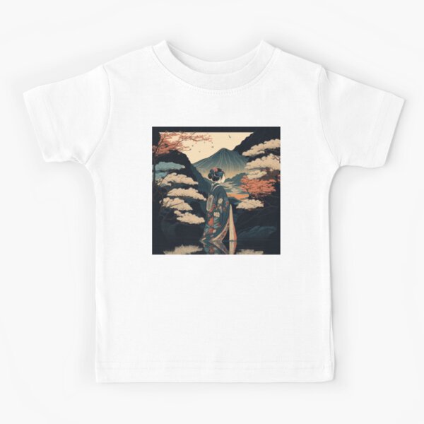 Ramen Bowl Ukiyo-e Drawing for Japanese Food and Manga Lover Ukiyo-e Kids Clothing | Redbubble