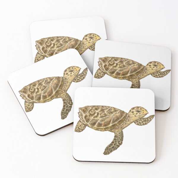 Item preview, Hawksbill Sea Turtle designed and sold by designsbyemilyc.