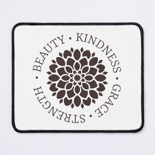 Item preview, Dahlia Flower Meaning in Wenge designed and sold by Rachel Dash-Williams Creative.
