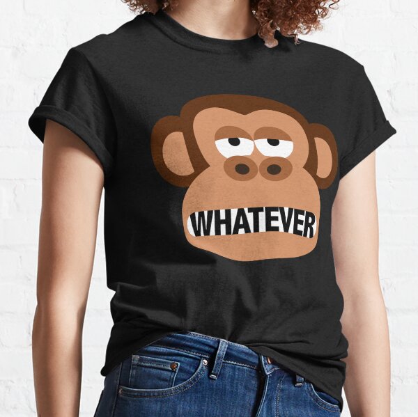 Rude Bored Monkey is Ignoring You Classic T-Shirt