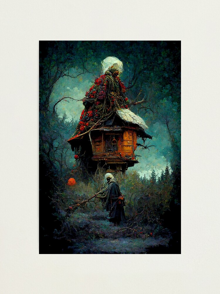 Baba Yaga, Witchy Church, Witchy Gift, outlets Witchy Decor, Witchcore (#71)