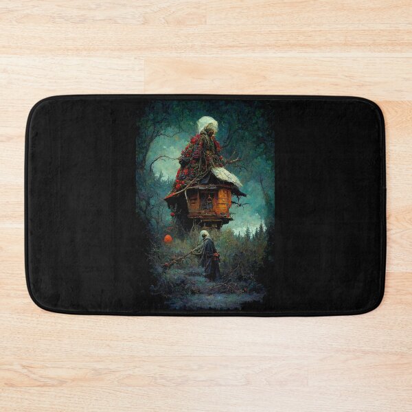 Item preview, The Invite - baba yaga, folklore, witchy, witch, dark art designed and sold by SpookylouArt.