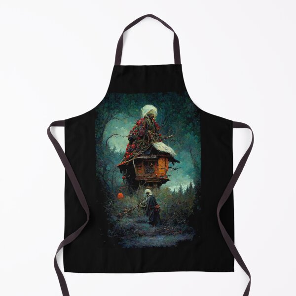 Item preview, The Invite - baba yaga, folklore, witchy, witch, dark art designed and sold by SpookylouArt.
