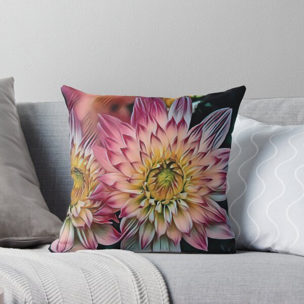 Item preview, Dália Flor de campo rosa, ornamental designed and sold by GirlaineSQ.