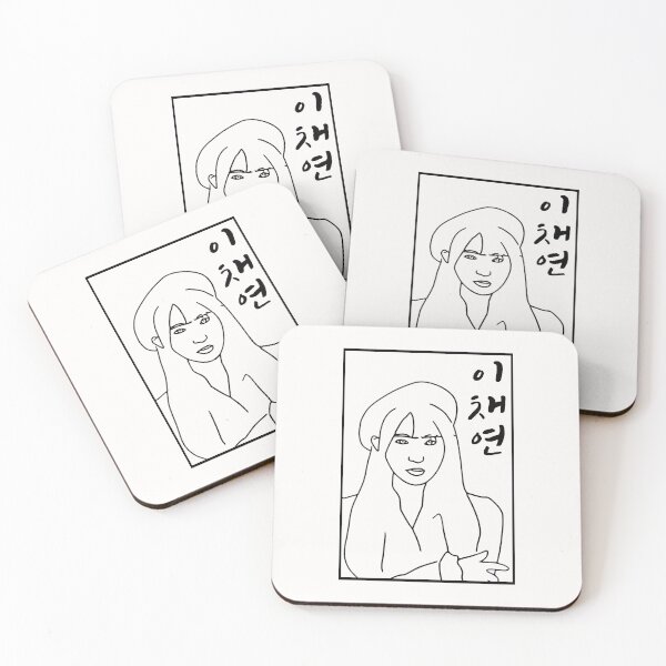 Item preview, Lee Chaeyeon Sketch Art (Black) designed and sold by AliffStudio.