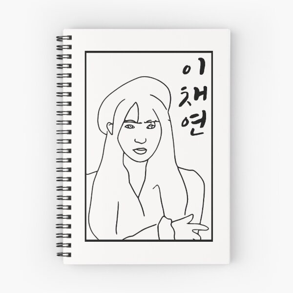 Item preview, Lee Chaeyeon Sketch Art (Black) designed and sold by AliffStudio.