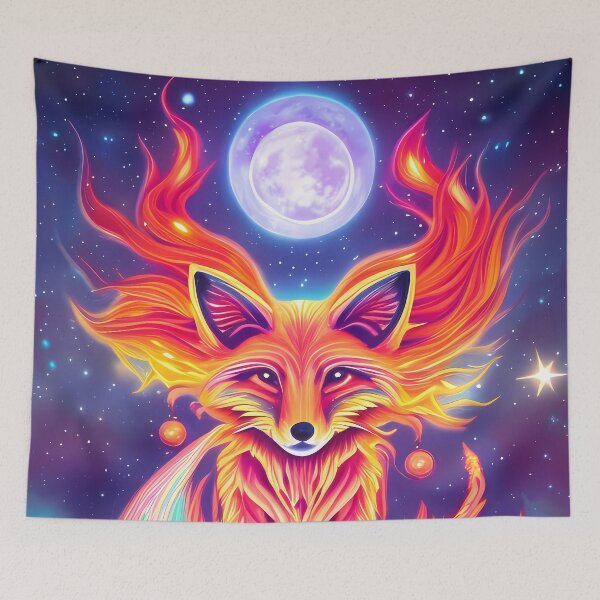 Item preview, Space fox designed and sold by BigBrainArtwork.