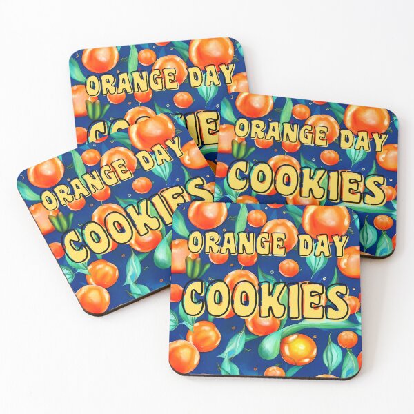 Item preview, Orange DAY cookies designed and sold by starfishstuff.
