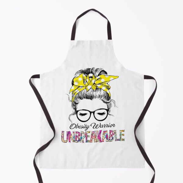 Item preview, Obesity Warrior - UNBREAKABLE - Obesity Ribbon designed and sold by Tifrop.