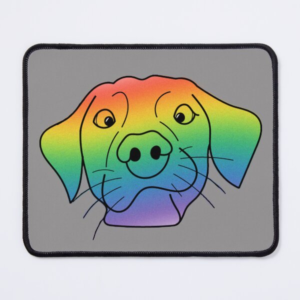 Item preview, Rainbow Dog designed and sold by ThePureAudacity.