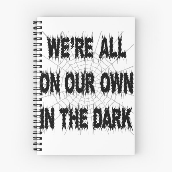 Item preview, Rosmund Du Prix quote We're all on our own in the dark  designed and sold by trainedspade.