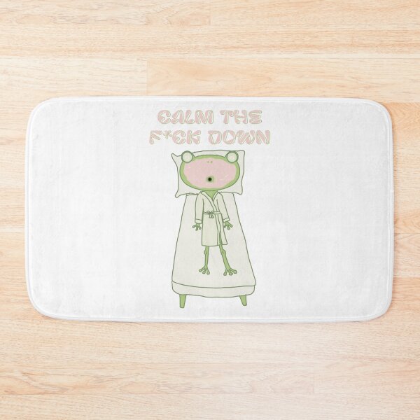 Item preview, Frog at the spa- calm the f*ck designed and sold by marnilauren.