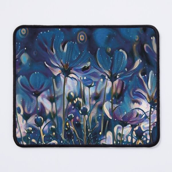 Item preview, Flores do campo nos tons de azul marinho e sombras brancas designed and sold by GirlaineSQ.