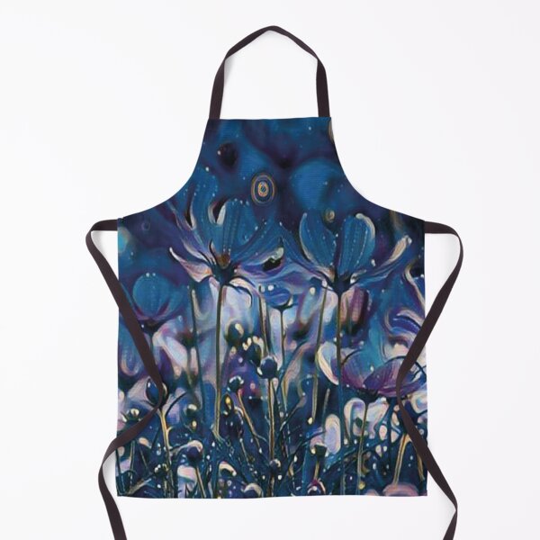 Item preview, Flores do campo nos tons de azul marinho e sombras brancas designed and sold by GirlaineSQ.