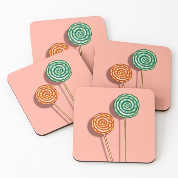 Item preview, Lollipop Candy (Pink Background) designed and sold by ReinaMer.