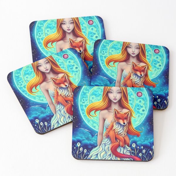 Item preview, Fire fox Godess designed and sold by BigBrainArtwork.