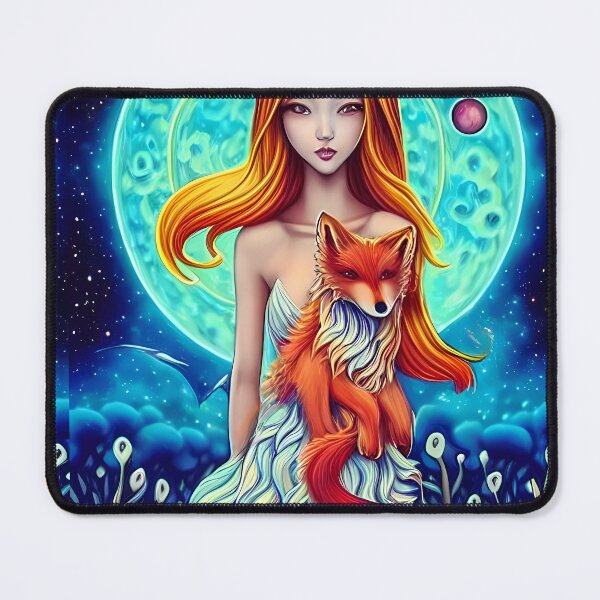Item preview, Fire fox Godess designed and sold by BigBrainArtwork.