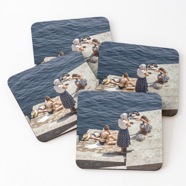 Item preview, blue water and girls designed and sold by Lotofus.