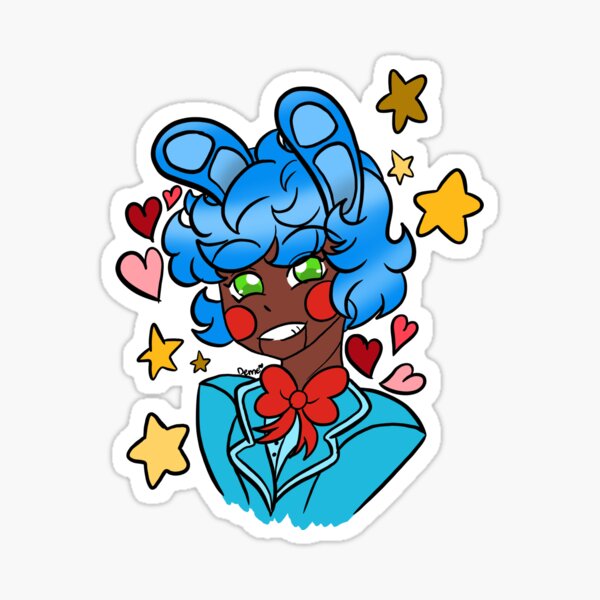 Sticker Design: Fnaf 2 Toy Bonnie! by CandyTime17 -- Fur Affinity [dot] net