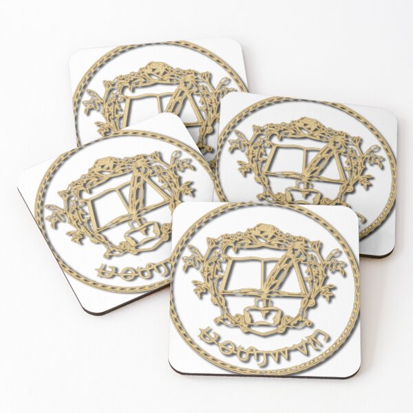 Item preview, Ascendance of a Bookworm Myne Workshop Crest Ink Drawn Glow in the Dark Filigree  designed and sold by AKR-Hobby.