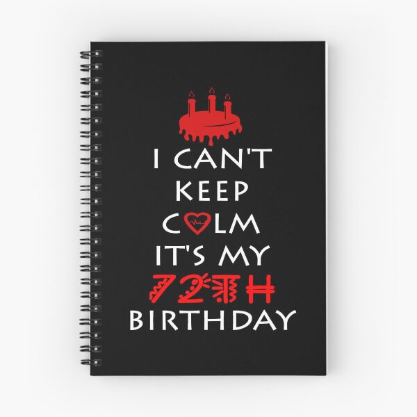 Item preview, I Can't Keep Calm It's My 72th Birthday designed and sold by ferraudionne.