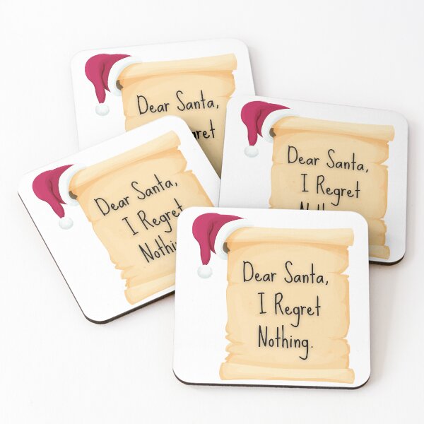 Item preview, Holiday Collection - Dear Santa, I Regret Nothing designed and sold by T-WoodCreations.