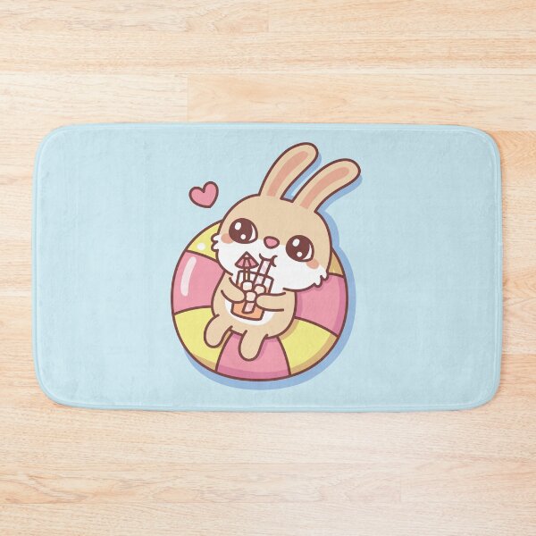 Item preview, Cute Rabbit Chilling On Pool Float Summer Vibes designed and sold by rustydoodle.