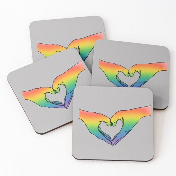 Item preview, Rainbow Heart Hands designed and sold by ThePureAudacity.