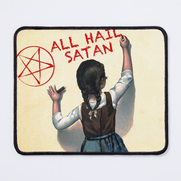 Item preview, All hail Satan designed and sold by monsterplanet.