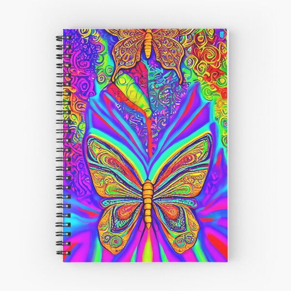 Item preview, Fluttering Psychedelic Butterfly designed and sold by FantasyAIArt.