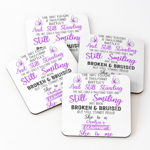 Item preview, Crohn's Warrior SHE IS ME - Support Crohn's Fighter Gifts designed and sold by Berriosly.