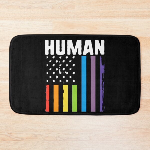 Item preview, Gay Pride Flag Human LGBTQ American Flag designed and sold by QueenOfPrint.