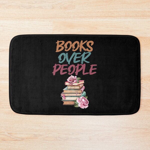 Item preview, Books Over People,funny floral Books Lover,Funny Literature,funny Reading, unique floral designed and sold by adnane4off.