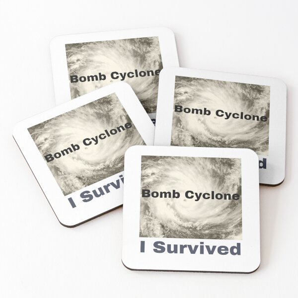 Item preview, I survived bomb cyclone designed and sold by NoManDesign.