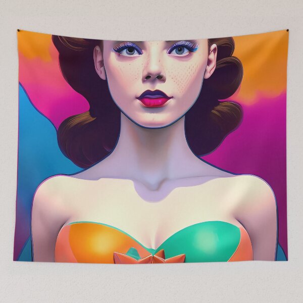 Item preview, Pinup girl style designed and sold by BigBrainArtwork.