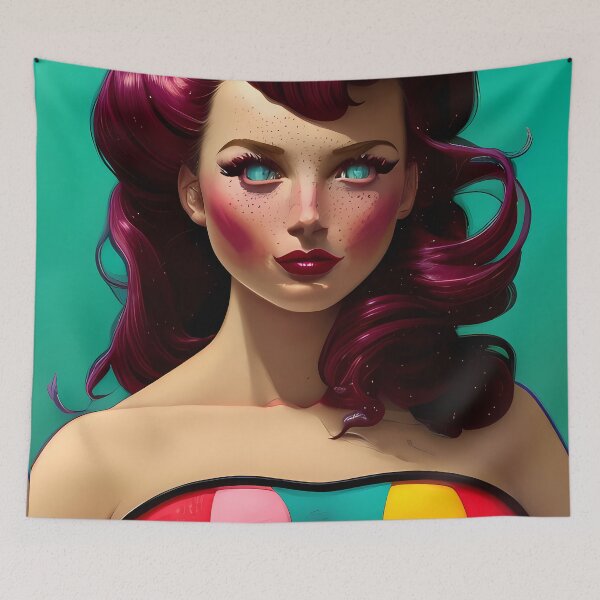 Item preview, Pinup girl style designed and sold by BigBrainArtwork.
